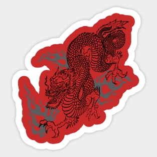 Dragon Fire Sticker